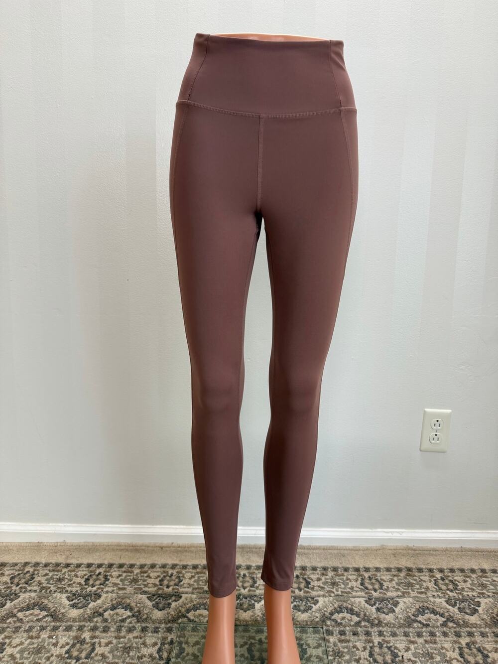 Girlfriend Collective Compressive High Rise Leggings Mauve Sz S